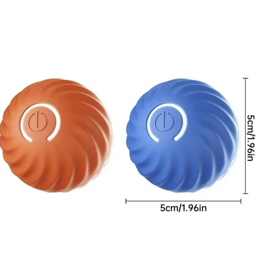 Automatic Moving Smart Toy Ball for Cats & Dogs Motorized USB Rechargeable Interactive Jumping & Moving Toy Ball