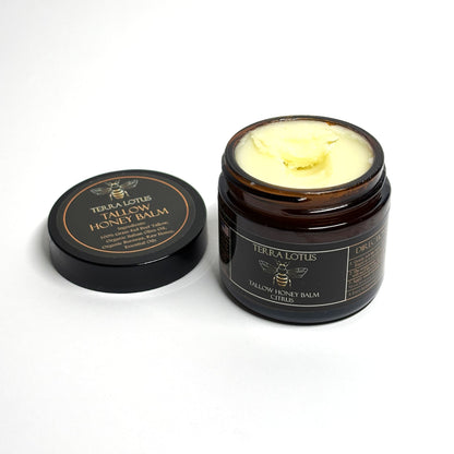 Terra Lotus Grass-Fed Beef Tallow Balm for Skin & Body, Nourishing Skincare Balm 2oz, Citrus