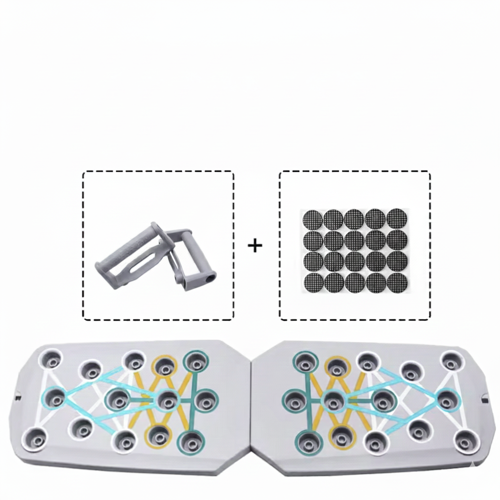 Portable Multifunctional Push-up Board with Bar - Foldable Fitness Equipment for Chest, Abdomen, Arms & Back Training