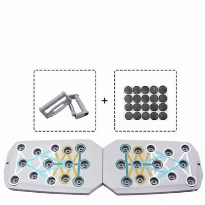 Portable Multifunctional Push-up Board with Bar - Foldable Fitness Equipment for Chest, Abdomen, Arms & Back Training