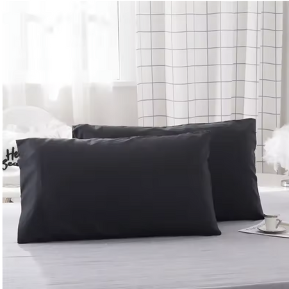 Solid Color Pillowcase Soft and Comfortable Pillow Cover for Bedroom