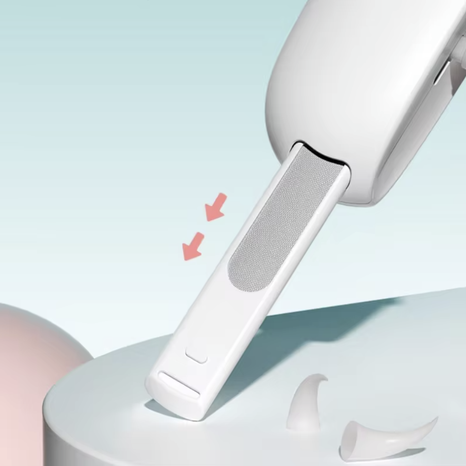 Pusher Nail Scissors for Dogs & Cats - Adjustable Round Hole Nail Scissors for Pets