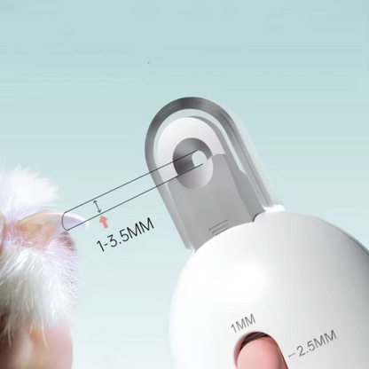 Pusher Nail Scissors for Dogs & Cats - Adjustable Round Hole Nail Scissors for Pets