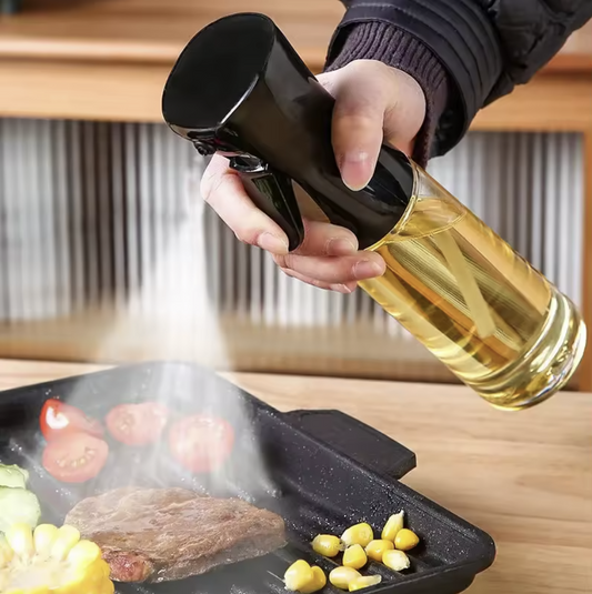 Refillable Oil Mister Bottle – Adjustable Fine Mist Sprayer for Cooking, Baking & Salads