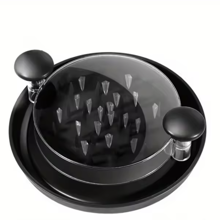 Easy-Pull Manual Chopper - Quickly Shred Chicken, Beef & Vegetables for Salads & Tacos