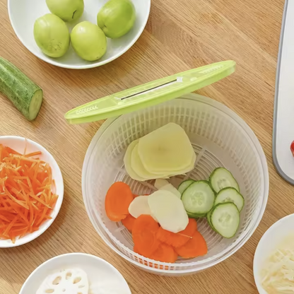 Manual Salad Spinner for Lettuce and Leafy Greens – Kitchen Drain Bowl