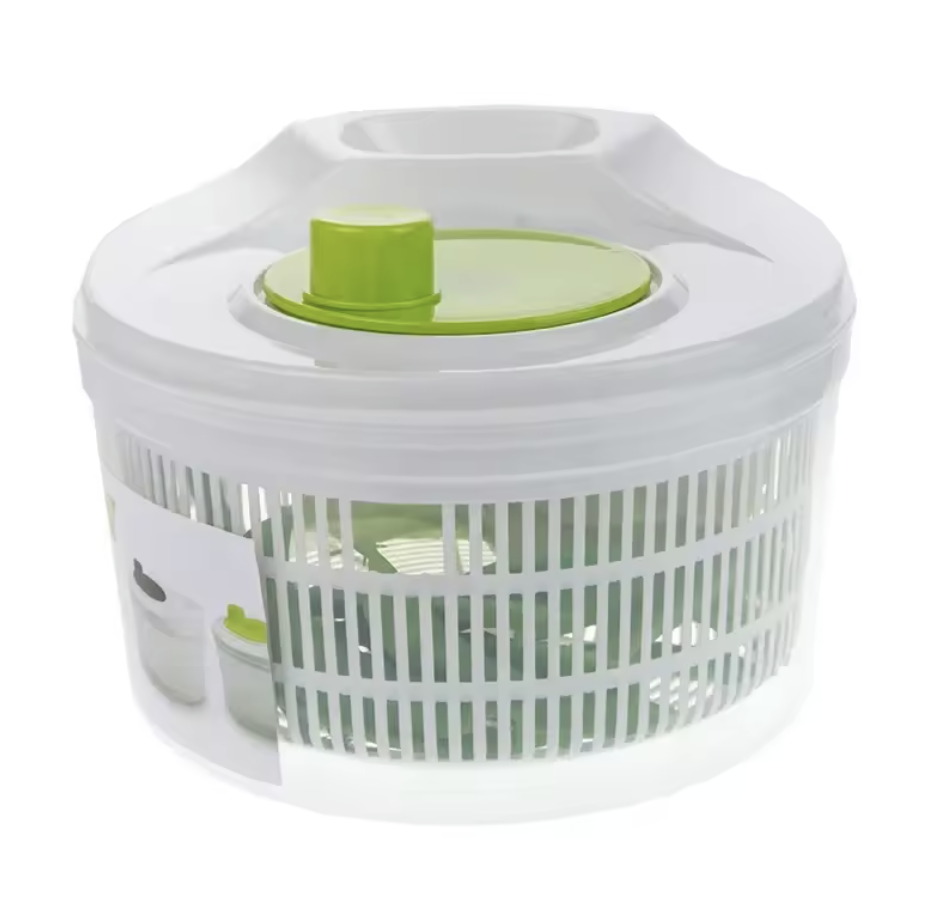 Manual Salad Spinner for Lettuce and Leafy Greens – Kitchen Drain Bowl