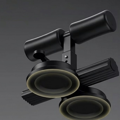 Home Gym Abdominal Trainer Adjustable Sit-Up Exerciser Bench with Removable Resistance Bands and Anti-Slip Suction Cups