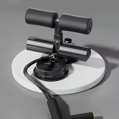 Home Gym Abdominal Trainer Adjustable Sit-Up Exerciser Bench with Removable Resistance Bands and Anti-Slip Suction Cups