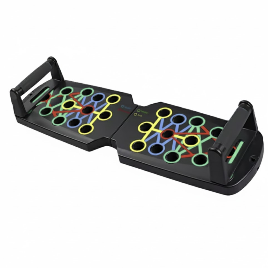 Portable Multifunctional Push-up Board with Bar - Foldable Fitness Equipment for Chest, Abdomen, Arms & Back Training