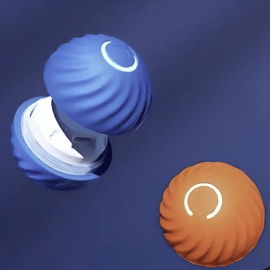 Automatic Moving Smart Toy Ball for Cats & Dogs Motorized USB Rechargeable Interactive Jumping & Moving Toy Ball