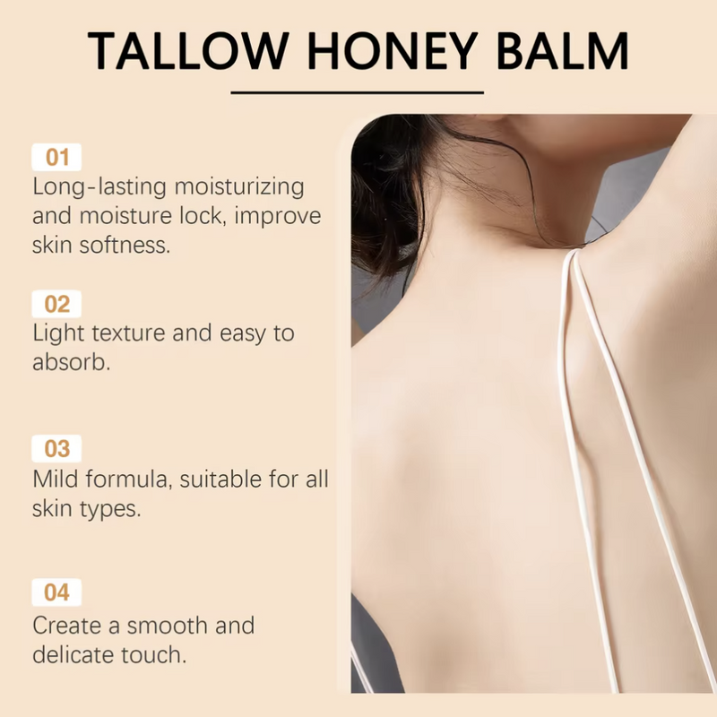 Grass-Fed Beef Tallow Balm for Skin & Body, Deeply Hydrating Skincare Balm 100mL, Scented & Unscented | Aevium