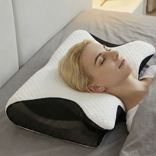 Cervical Butterfly Pillow Memory Foam Sleeping Pillow for Side Sleeping Suitable & Comfortable for Side Sleepers