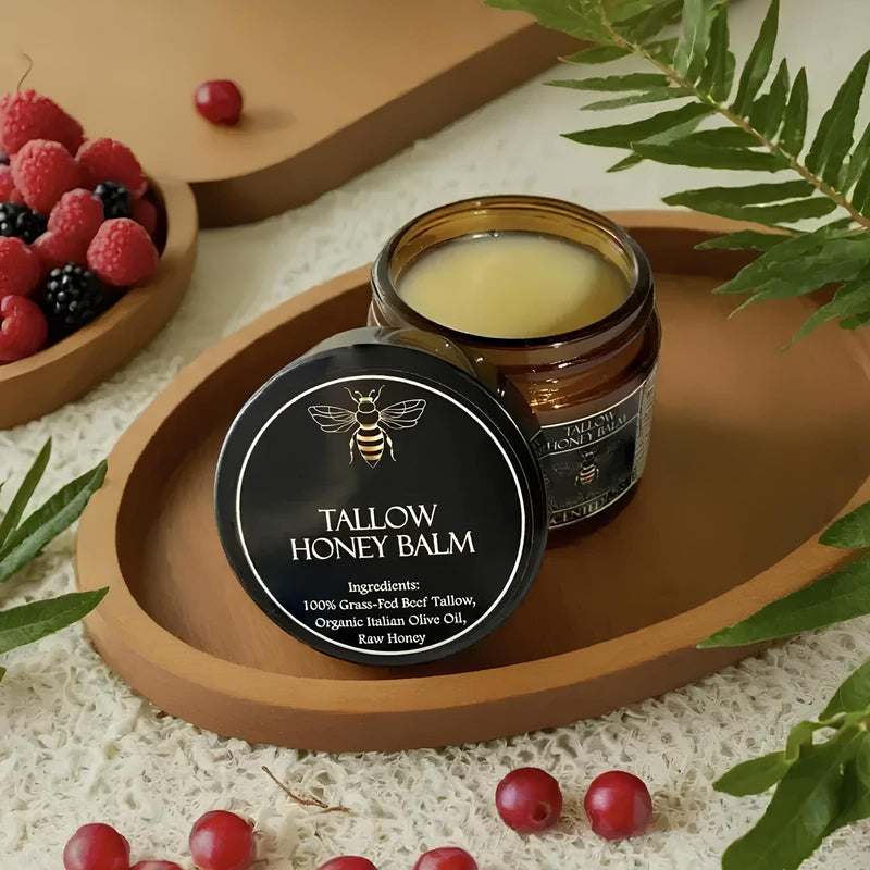 Grass-Fed Beef Tallow Balm for Skin & Body, Deeply Hydrating Skincare Balm 100mL, Scented & Unscented | Aevium